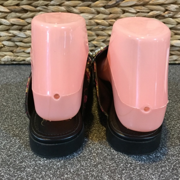 Circus by Sam Edelman Black and Pink Embellished Loafers - Picture 7 of 13